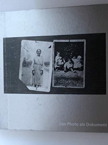 Das Photo als Dokument Books