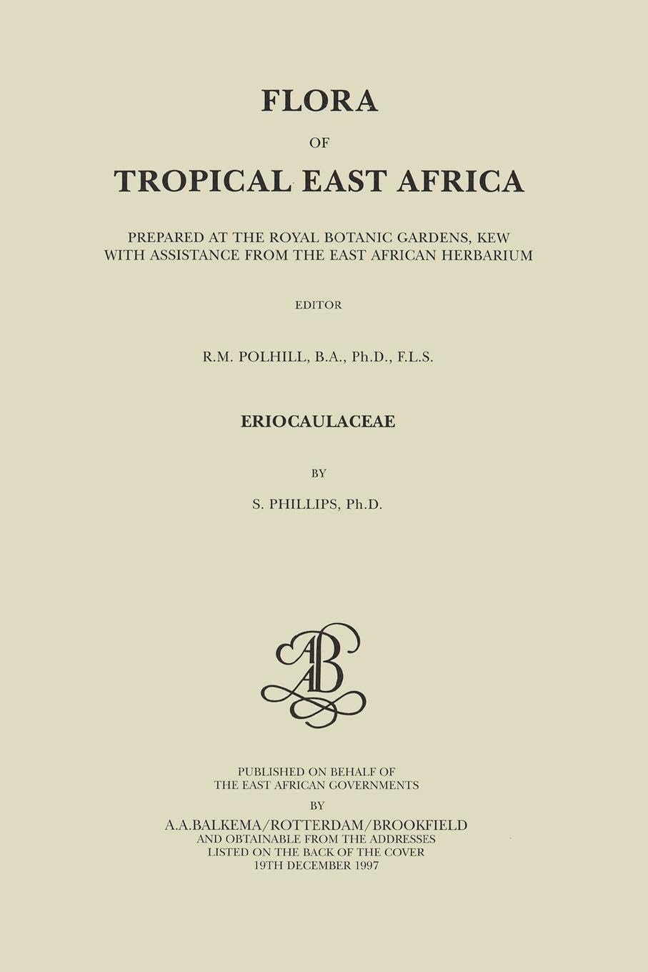 Flora of Tropical East Africa - Eriocaulaceae (1997) Hobbies & Crafts