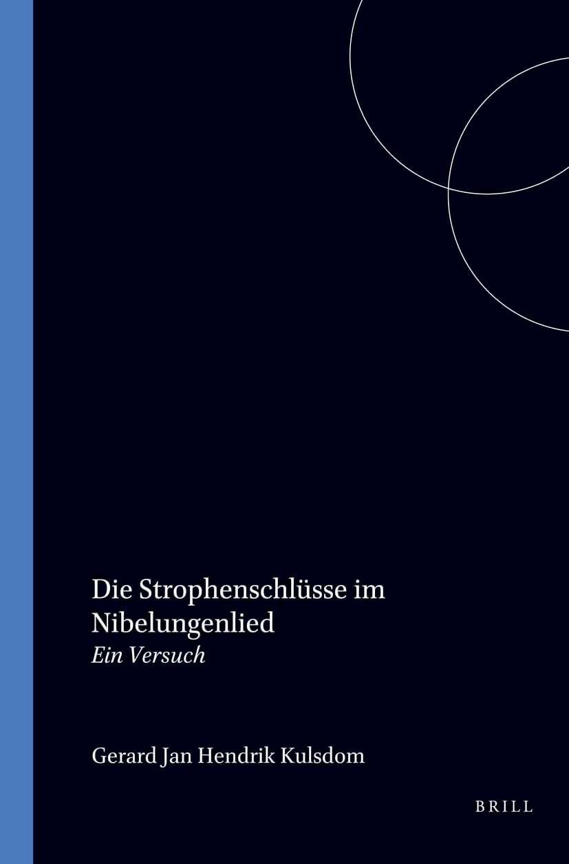 Die Strophenschlüsse im Nibelungenlied book