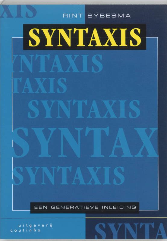 Syntaxis: een generatieve inleiding Books
