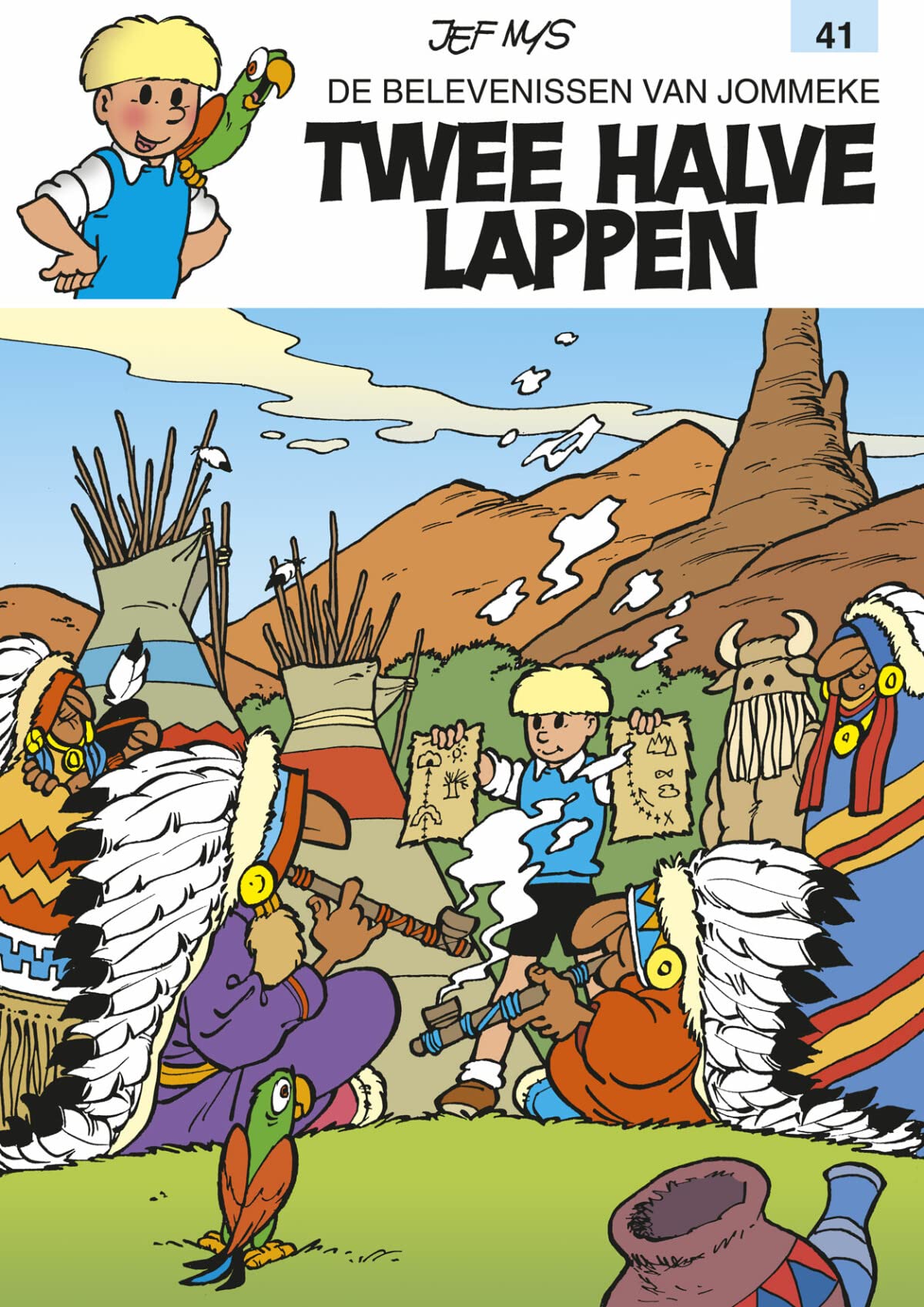 Twee halve lappen: JOMMEKE STRIP :041 book