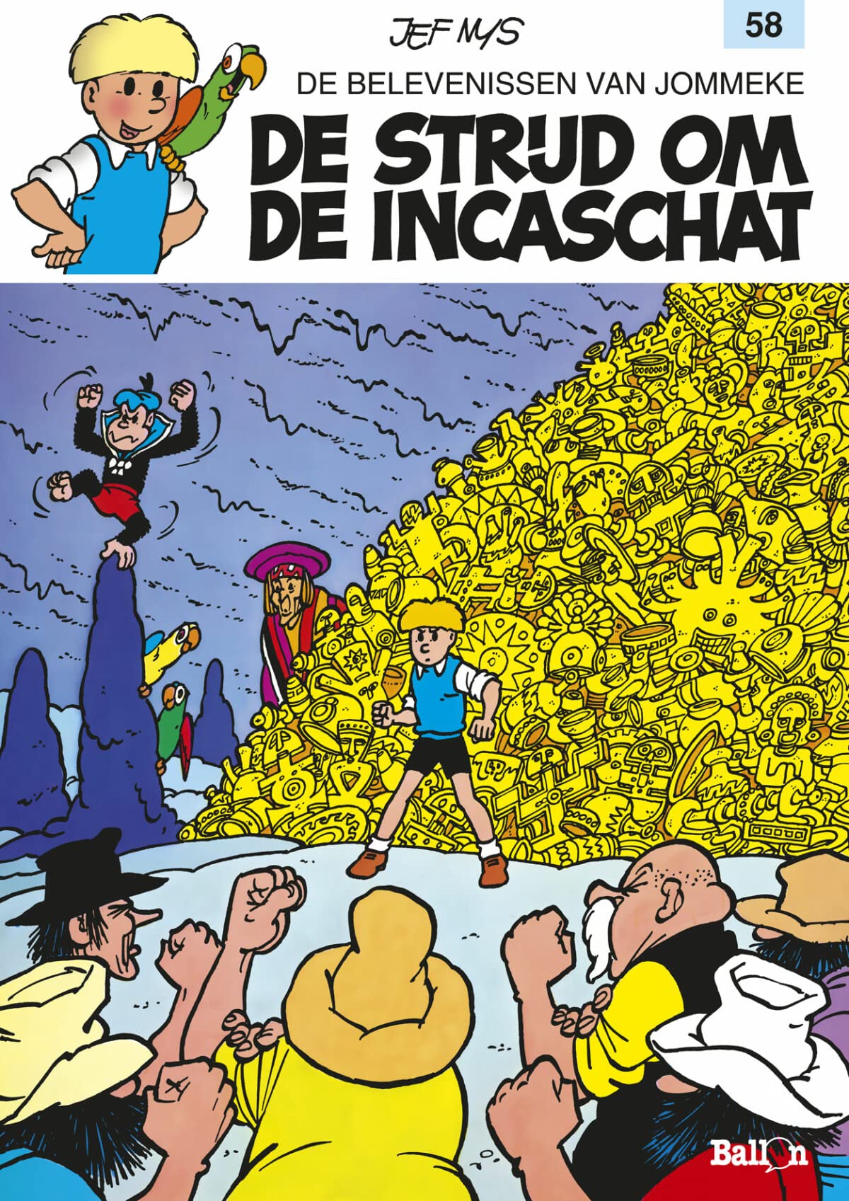 De strijd om de incaschat (De belevenissen van Jommeke, 58, Band 58) Non-fiction