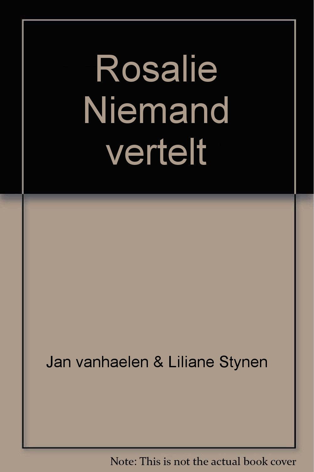 Sociaal en literair Rosalie Niemand vertelt book