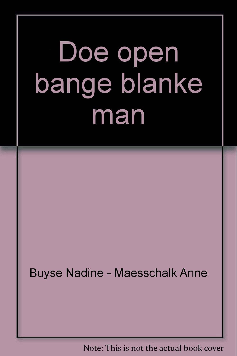 DOE OPEN BANGE BLANKE MAN Books