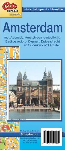 Citoplan stadsplattegrond Amsterdam: met Abcoude, Amstelveen (ged.), Badhoevedorp, Diemen, Duivendrecht en Ouderkerk Leisure, Home & Garden