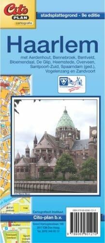 Citoplan stadsplattegrond Haarlem: met Aerdenhout, Bennebroek, Bentveld (ged.), Bloemendaal, De Glip, Heemstede, Overveen, Santpoort-Zuid (ged.), Spaarndam (ged.), Vogelenzang en Zandvoort Leisure, Home & Garden
