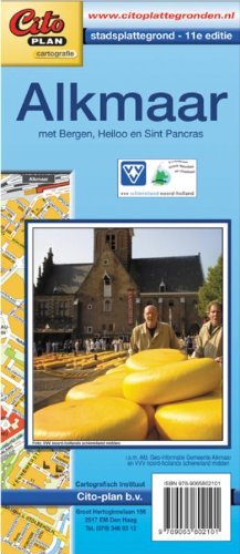 Citoplan stadsplattegrond Alkmaar: met Bergen, Heiloo en Sint Pancras Leisure, Home & Garden