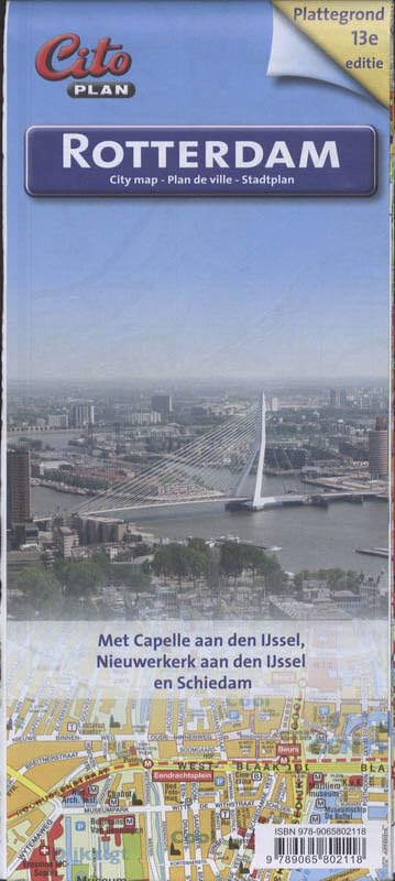 Citoplan stadsplattegrondRotterdam: met Capelle aan den Ijssel, Nieuwerkerk aan den Ijssel en Schiedam Leisure, Home & Garden