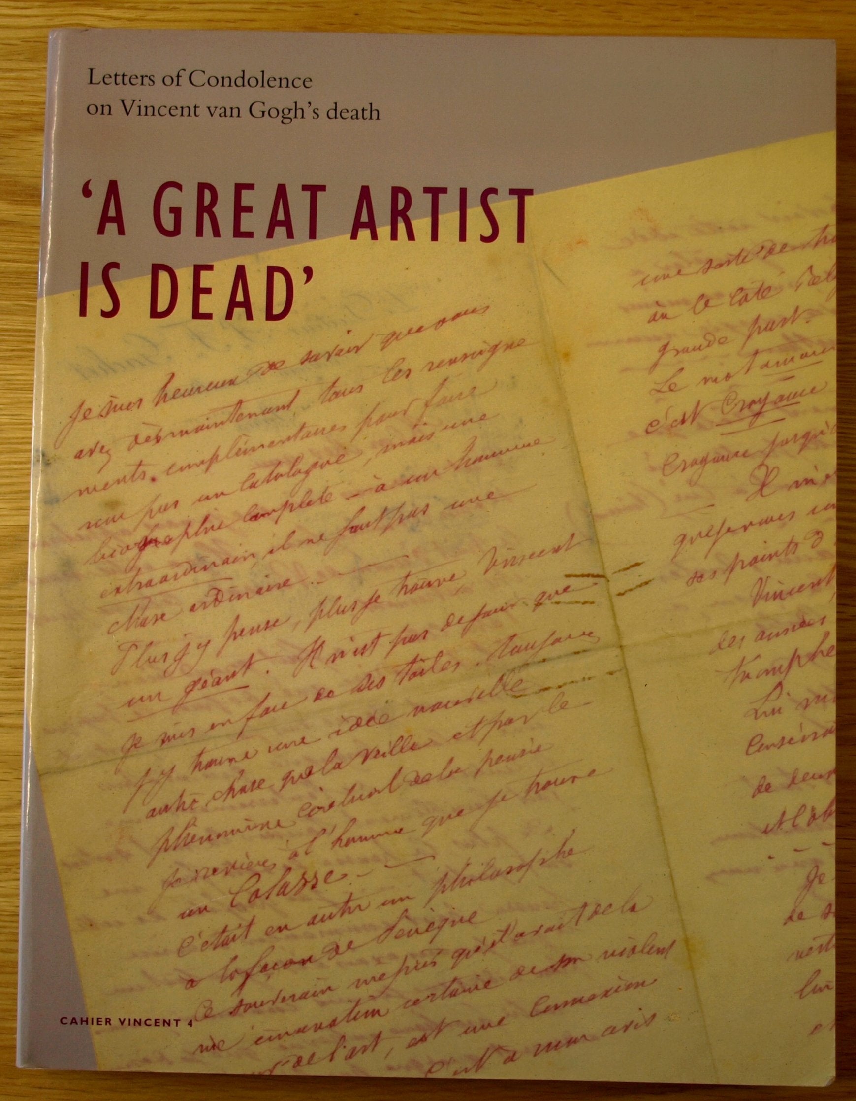 'A great artist is dead': letters of condolence on Vincent Van Gogh's death book