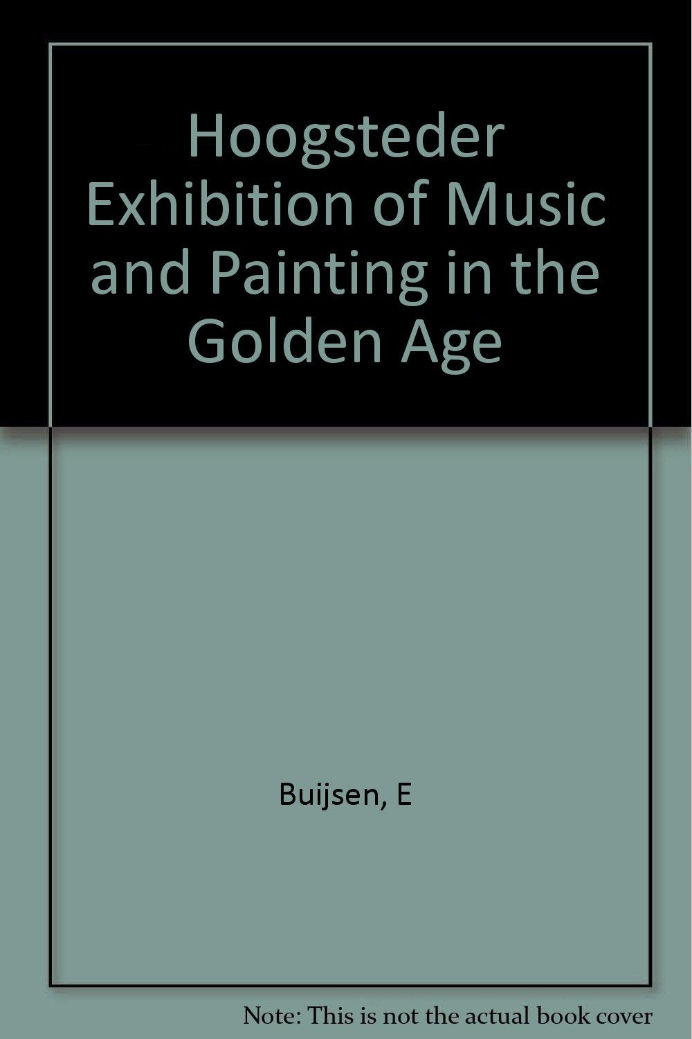 Music And Painting In The Golden Age Wt Arts & Music