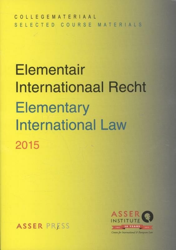 Product Image: Elementair Internationaal Recht - Elementary International Law 2015