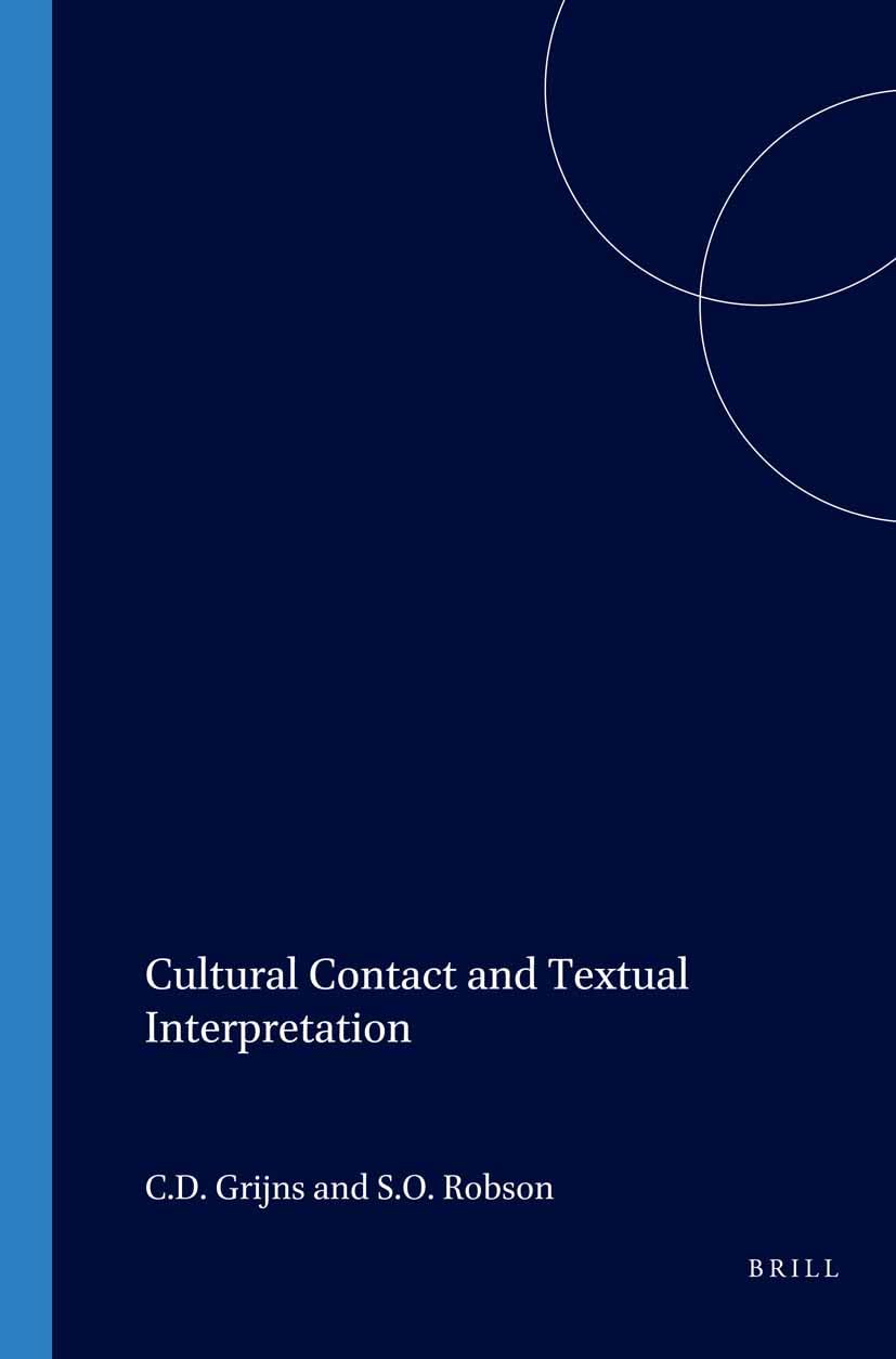 Cultural Contact and Textual Interpretation book