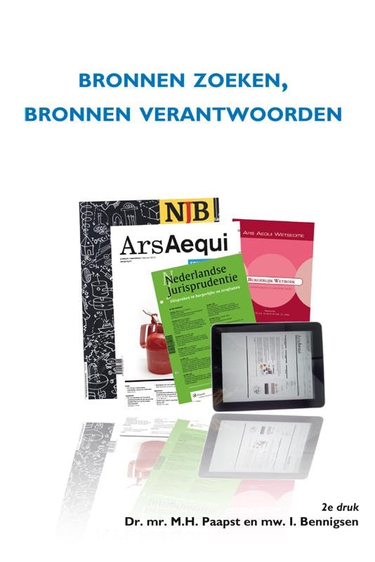 Bronnen zoeken, bronnen verantwoorden Law