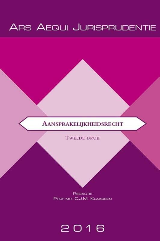 Jurisprudentie Aansprakelijkheidsrecht 2016 book