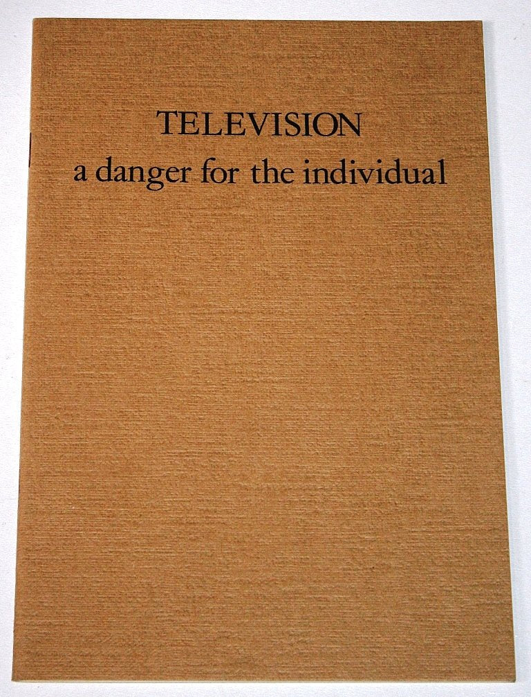 Television: A danger for the individual book