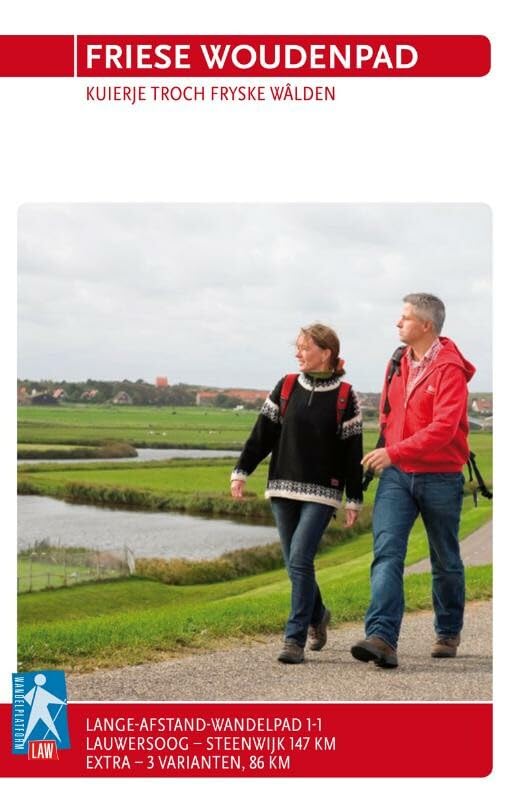 Friese woudenpad: Lauwersoog - Steenwijk 147 km, kuierje troch fryske walden book