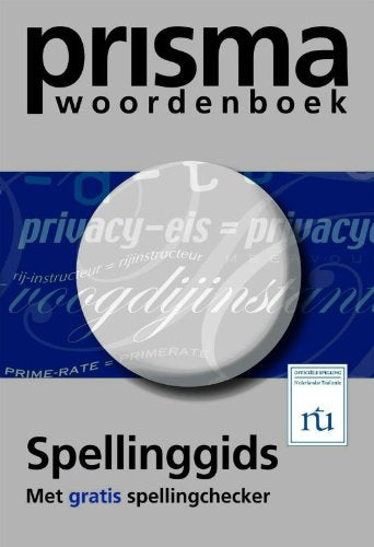 Prisma-woordenboeken Prisma spellinggids Foreign Languages ​​& Dictionaries