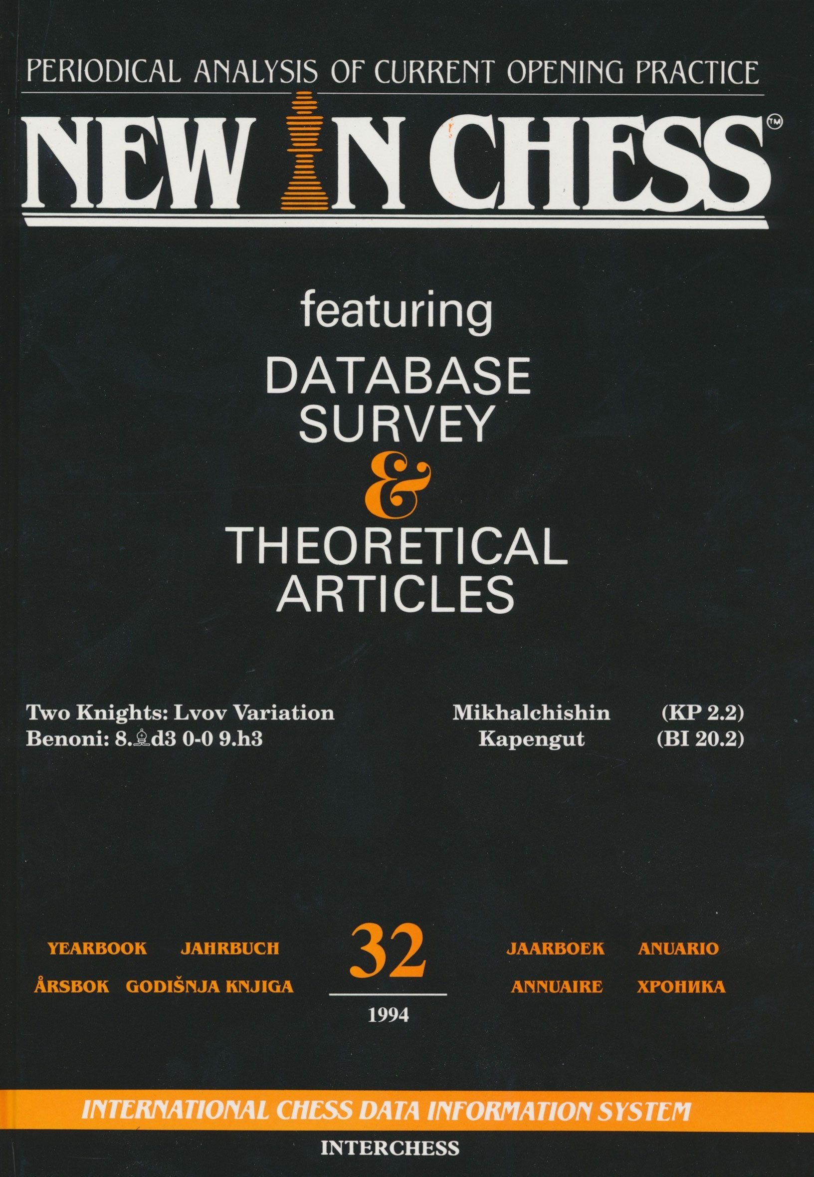 NIC Jahrbuch 32 (New in Chess Yearbook 32) Books