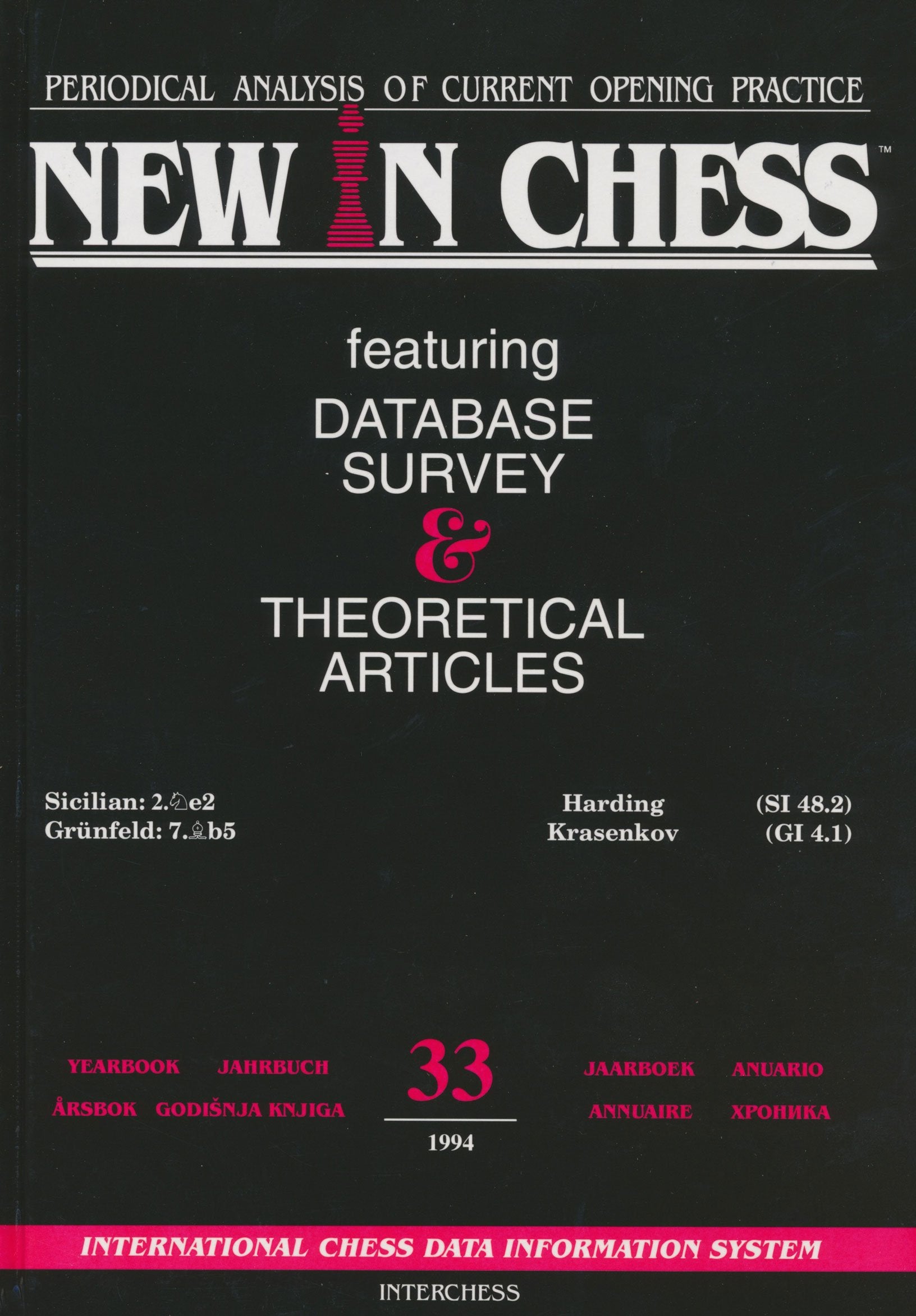 Product Image: NEU in Schach Jahrbuch 33 1994