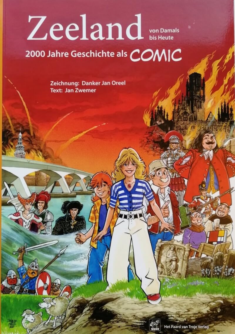 Zeeland DEUTSCH - 2000 Jahre Geschichte als comic Manga