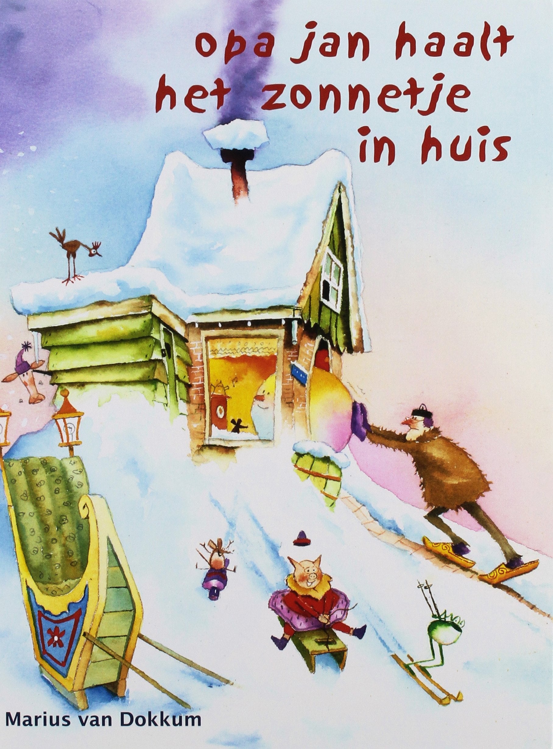 Opa Jan haalt het zonnetje in huis Children's books