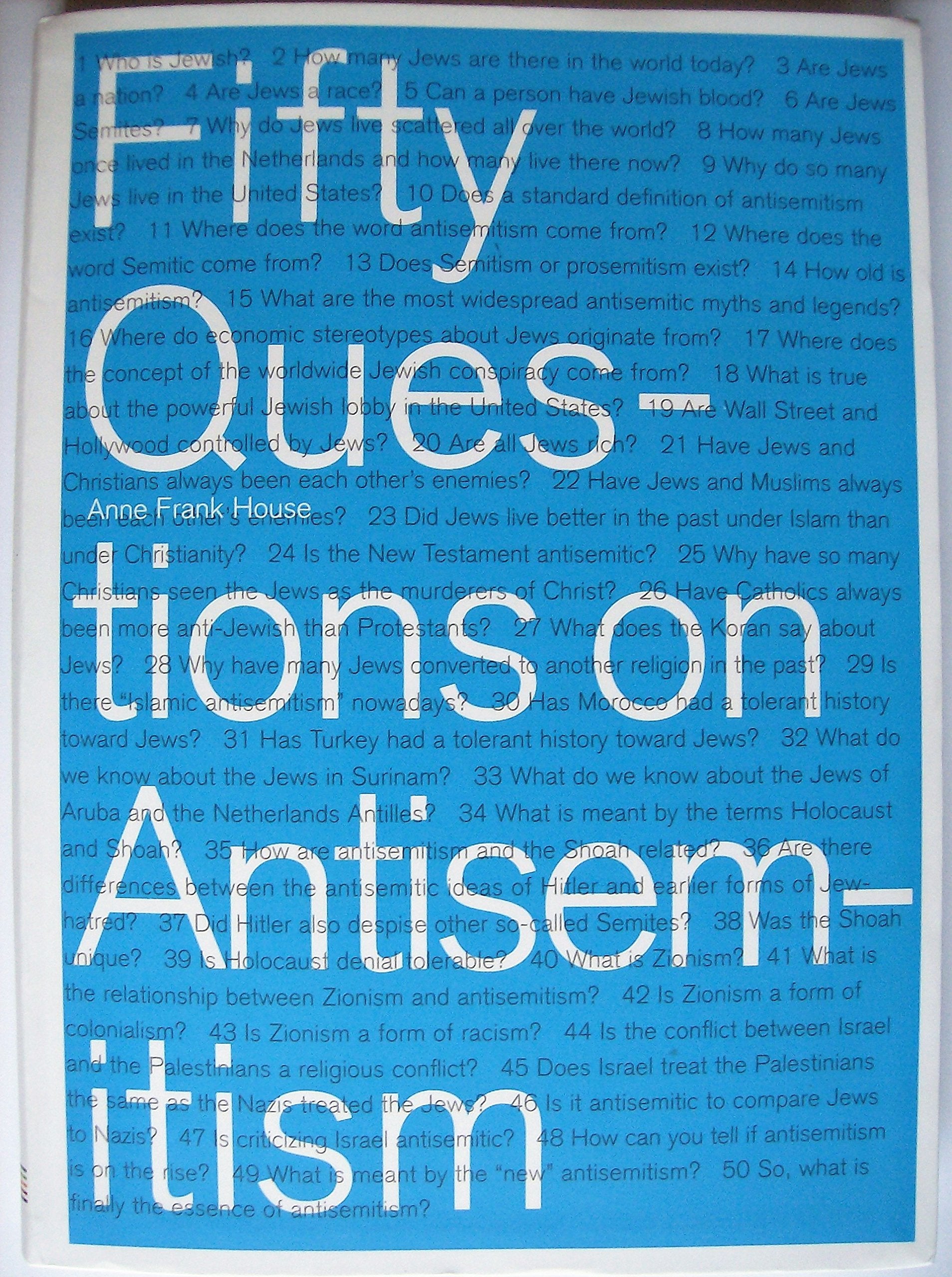Product Image: Fifty Questions on Antisemitism