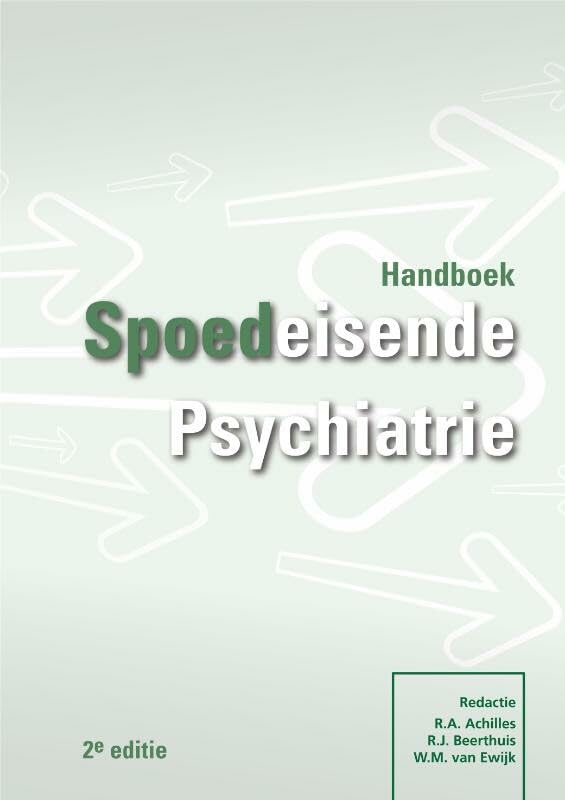 Handboek Spoedeisende Psychiatrie book