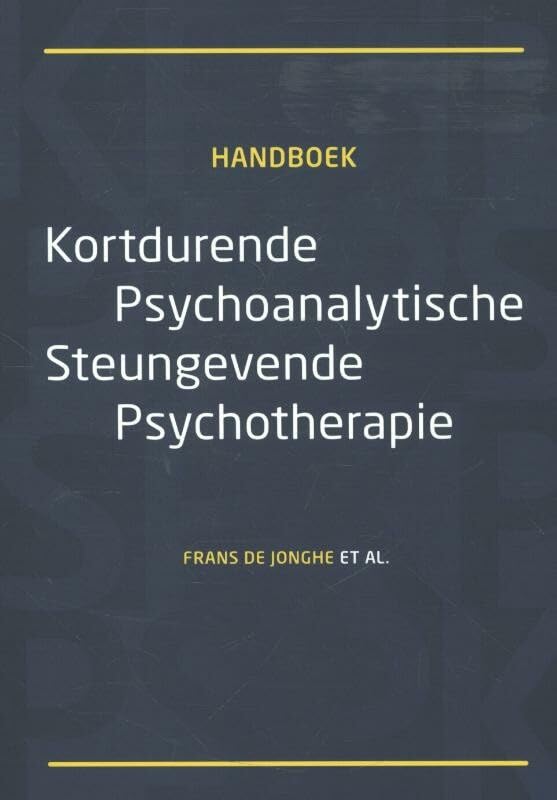 Kortdurende psychoanalytische steungevende psychotherapie book