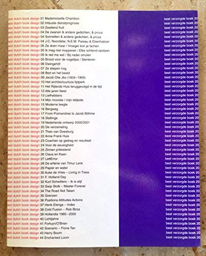 BEST VERZORGDE BOEKEN = THE BEST DUTC (Best Dutch Book Designs) Film, Art & Culture