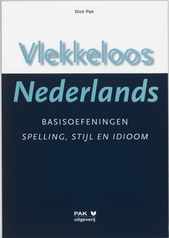 Basisoefeningen spelling, stijl en idioom taalniveau 2F en 3F book