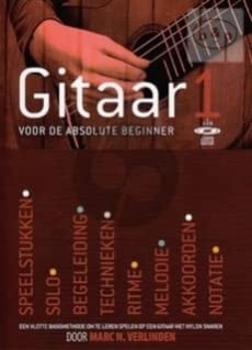 Gitaar 1: de eerste stappen om te leren spelen : een vlotte basismethode om te leren spelen op een gitaar met nylon snaren book