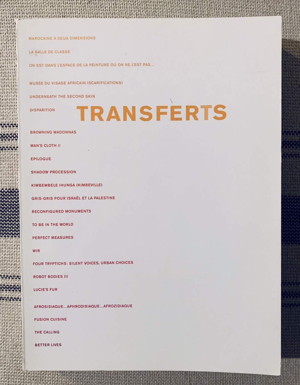 Transferts / Toma Muteba Luntumbue, Johannes Fabian, Youssouf Tata Cissé . Africa screams: horror movies and movie posters from Ghana and Nigeria / Tobias Wendl Film, Art & Culture