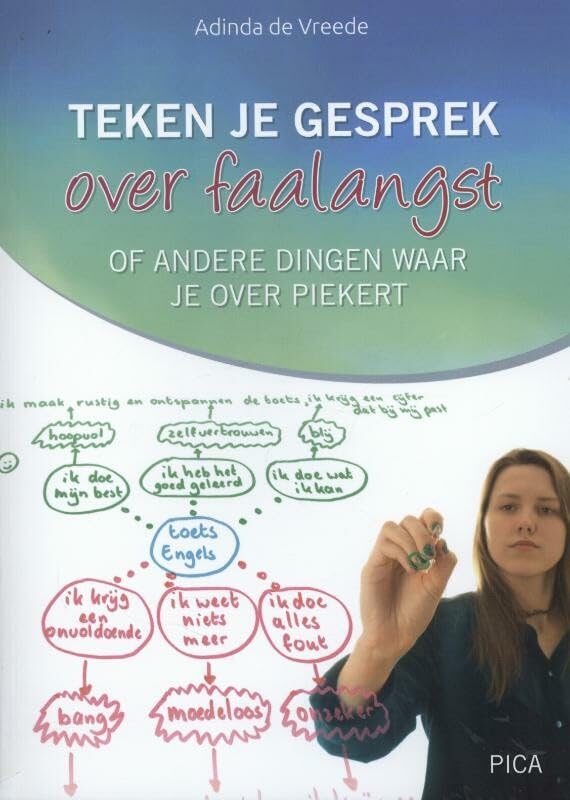 Teken je gesprek over faalangst: of andere dingen waar je over piekert book