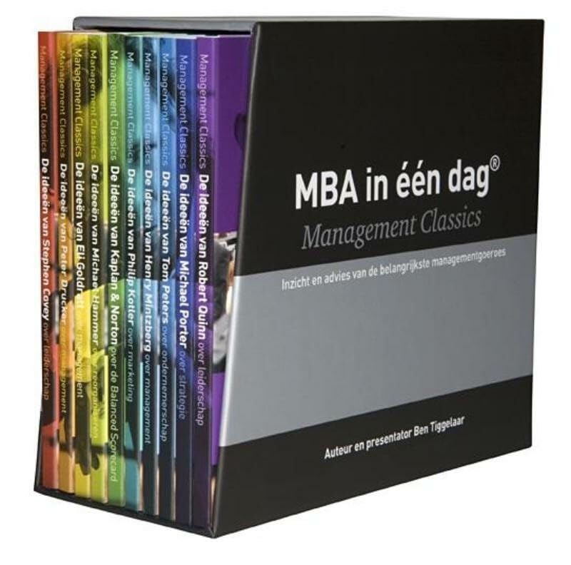 MBA in één dag - Management Classics: inzicht en advies van de belangrijkste managementgoeroes De complete box met 10 luister-cd's cd