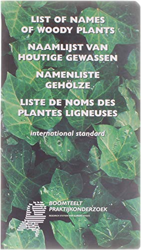 List of Names of Woody Plants Naamlijst Van Houtig Books
