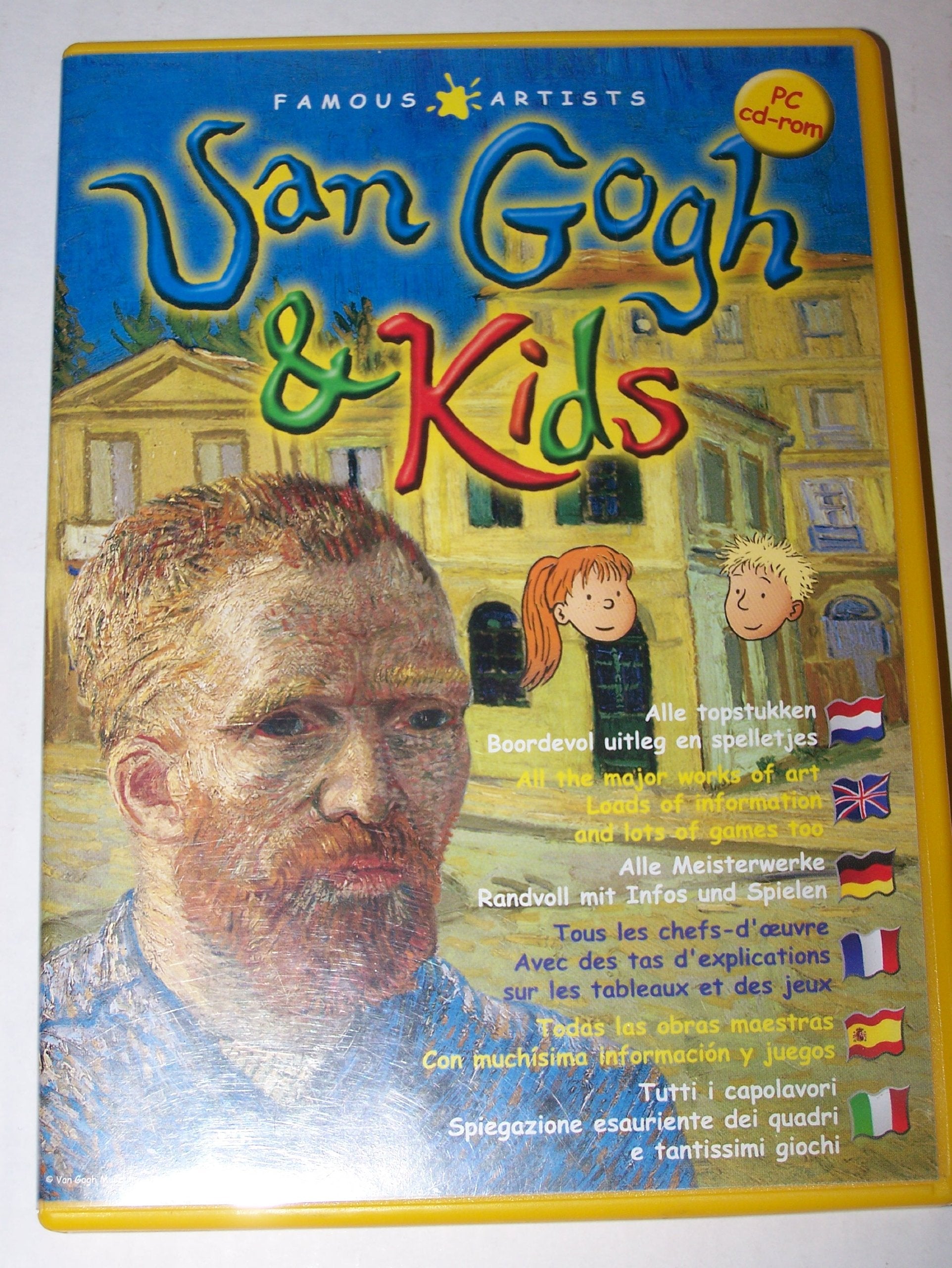 Van Gogh & kids: alle topstukken, boordevol uitleg en spelletjes book