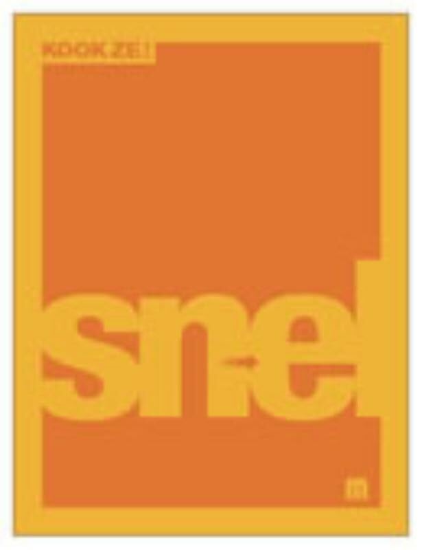 Snel: serie receptenboeken met journalistieke achtergrond informatie (Kook Ze!) Books