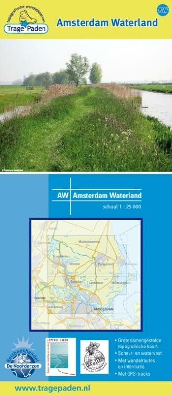 Amsterdam waterland (Topografische wandelkaart) Maps & Plans