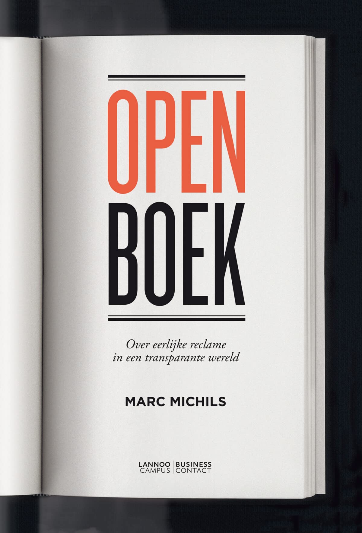 Open boek: Over eerlijke reclame in een transparante wereld book