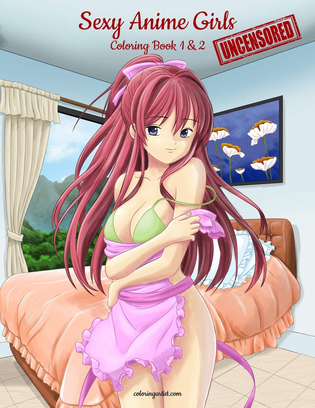 Sexy Anime Girls Uncensored Coloring Book for Grown-Ups 1 & 2 Social Sciences