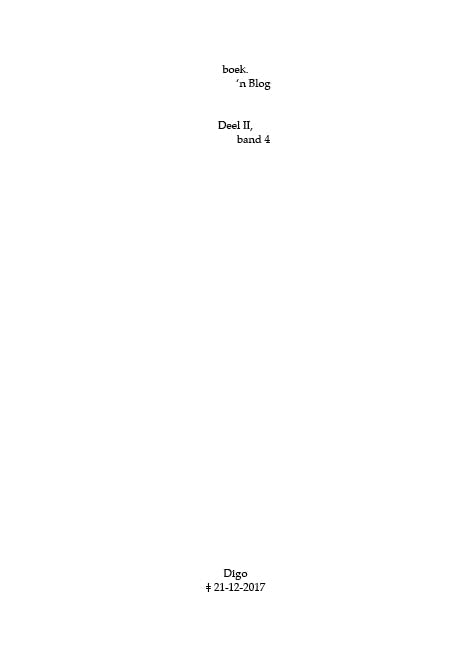 boek.-’n Blog, deel II, band 4: De stoel book