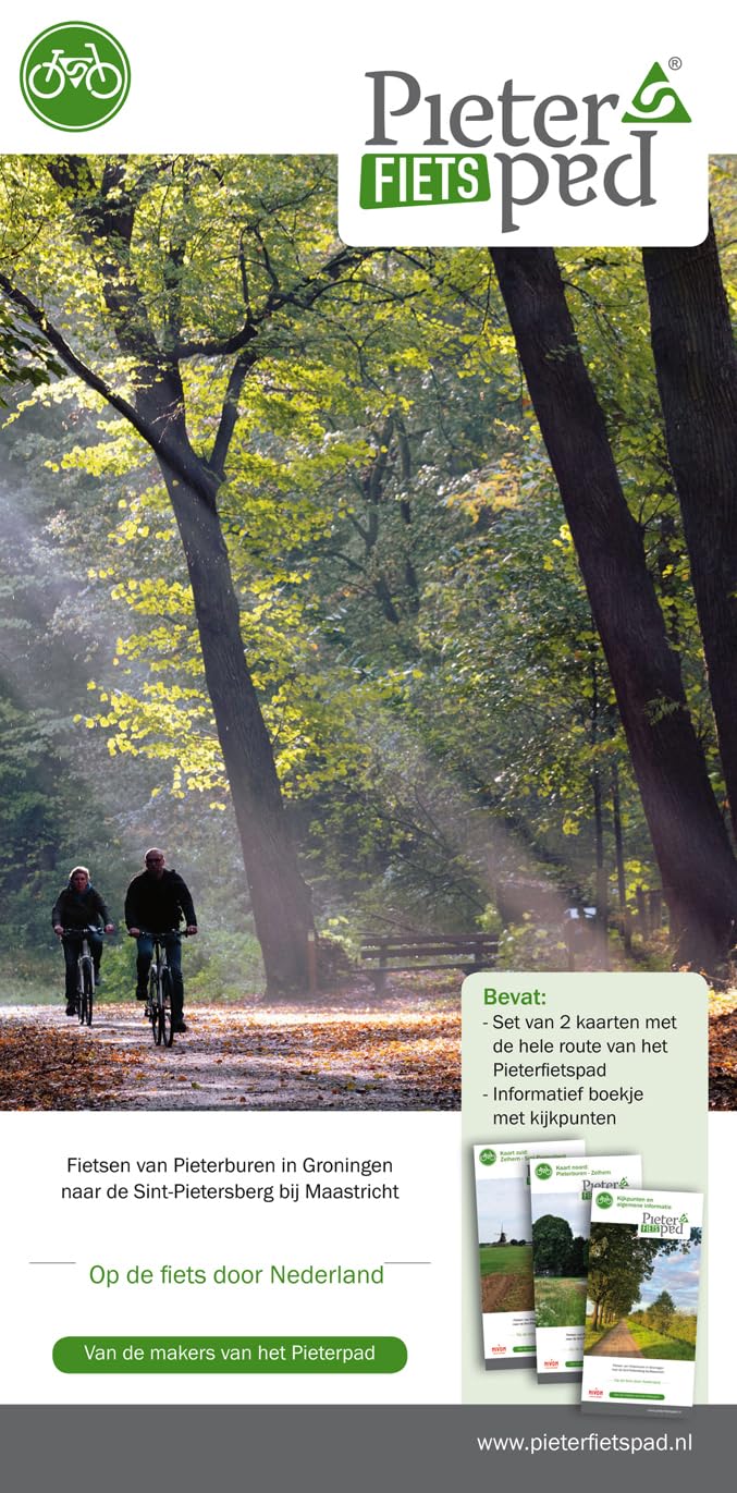 Pieterfietspad: fietsen van Pieterburen in Groningen naar de Sint-Pietersberg bij Maastricht Leisure, Home & Garden