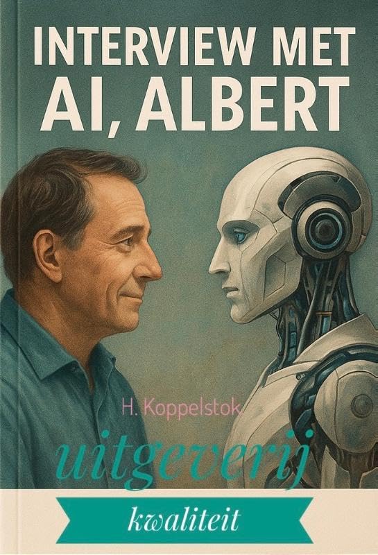 INTERVIEW MET AI - ALBERT: Het boek dat kunstmatige intelligentie eindelijk een stem geeft book