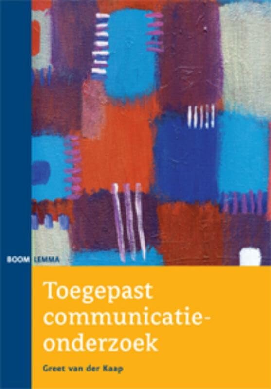 Toegepast communicatieonderzoek Reference Books