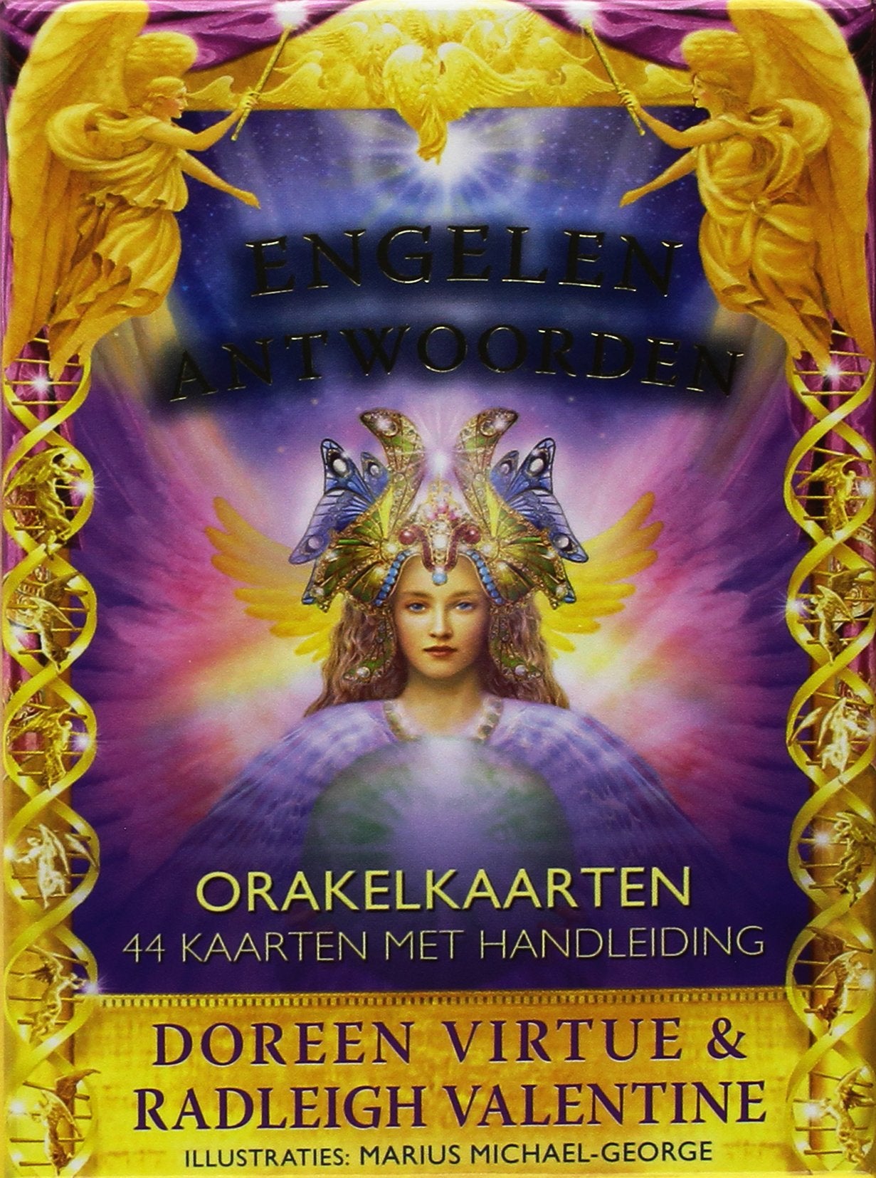 Engelen antwoorden orakelkaarten: 44 kaarten met handleiding book