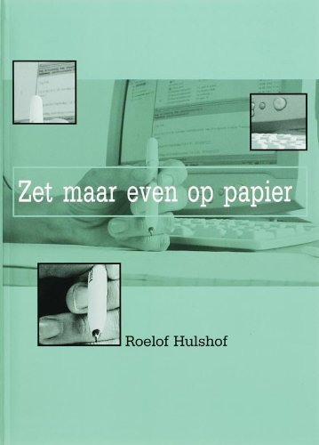 Zet maar even op papier book