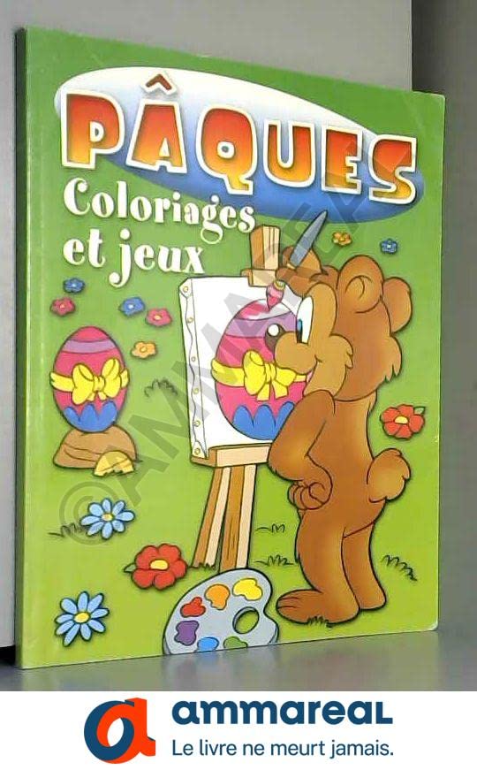 jeux et coloriages paques oranje cover Books