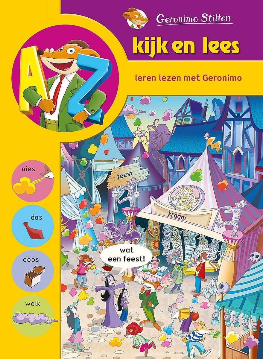 Wat een feest!: wat een feest! (Kijk en lees leren lezen met Geronimo) Professional & Reference Books