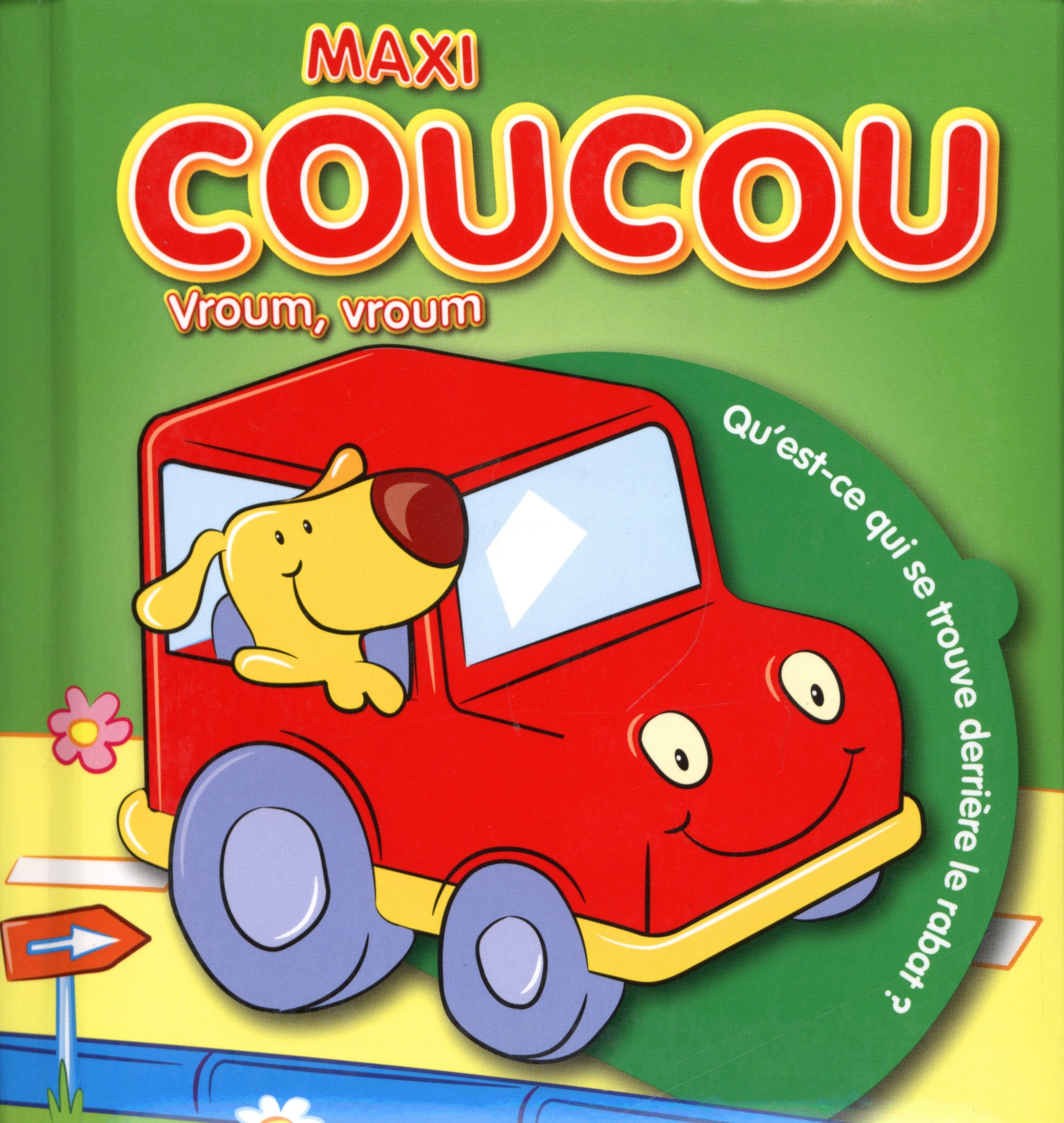 Vroum vroum maxi coucou: qu'est ce qui se trouve derrière le rabat ? Tiptoi & Games
