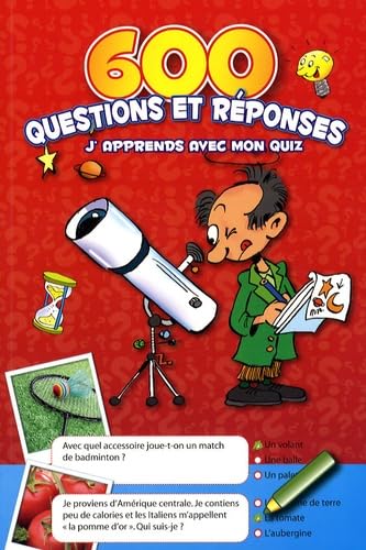 600 questions et réponses rouge: J'apprends avec mon quizz Professional & Reference Books
